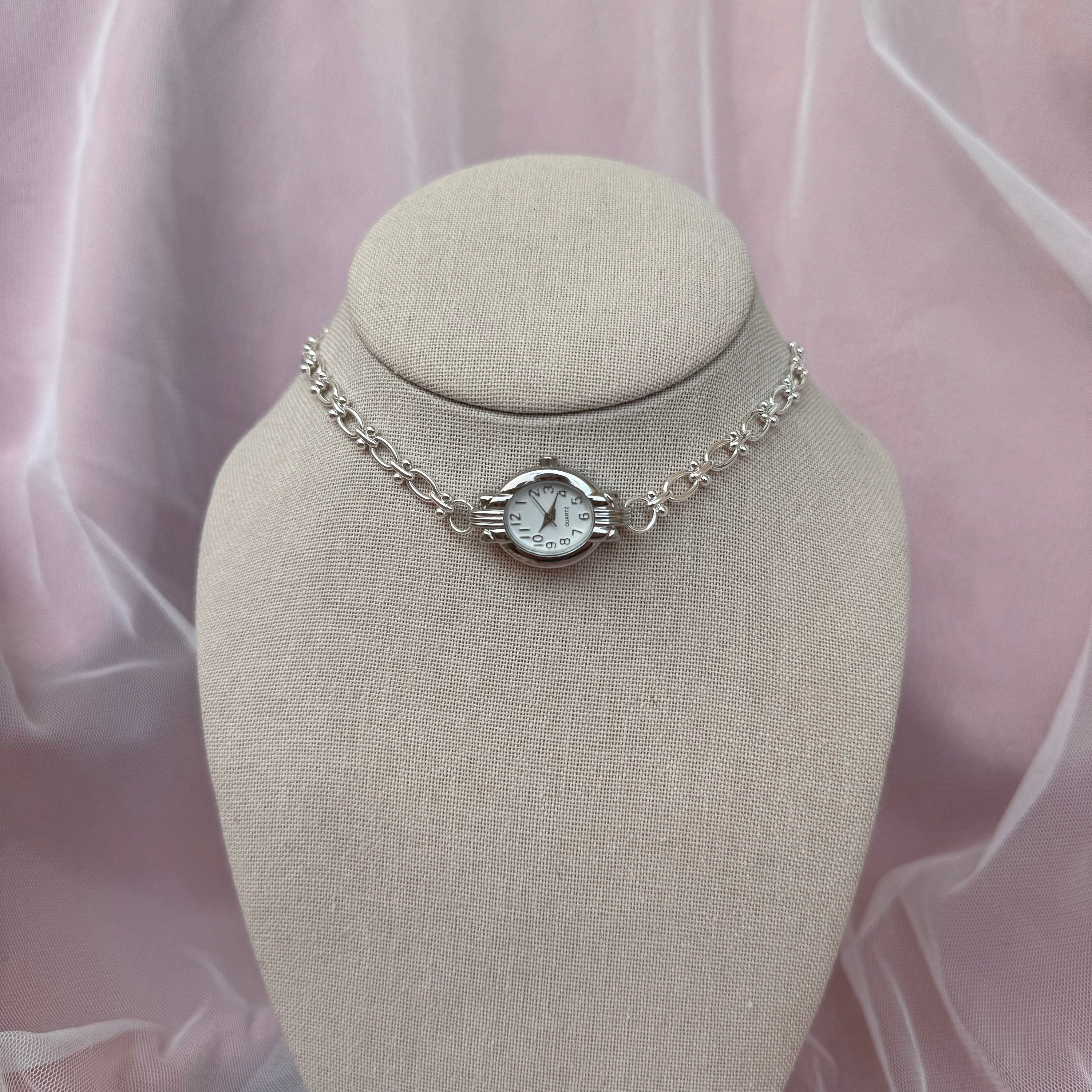 Watch Choker Necklace