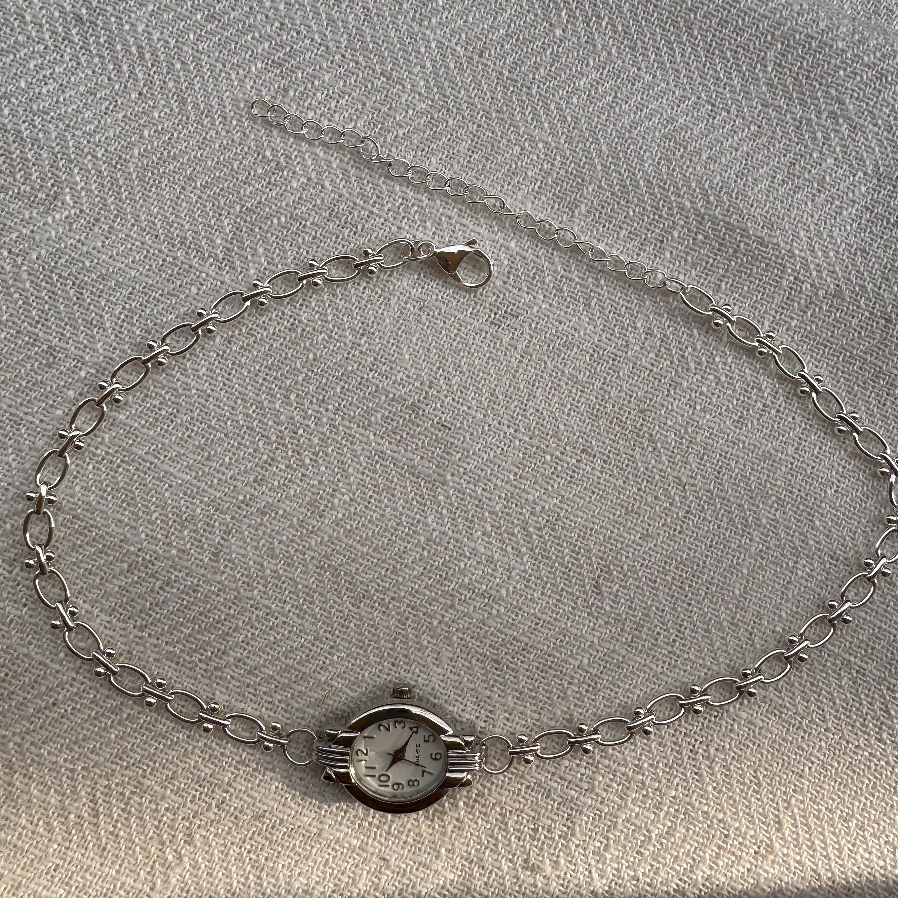 Watch Choker Necklace