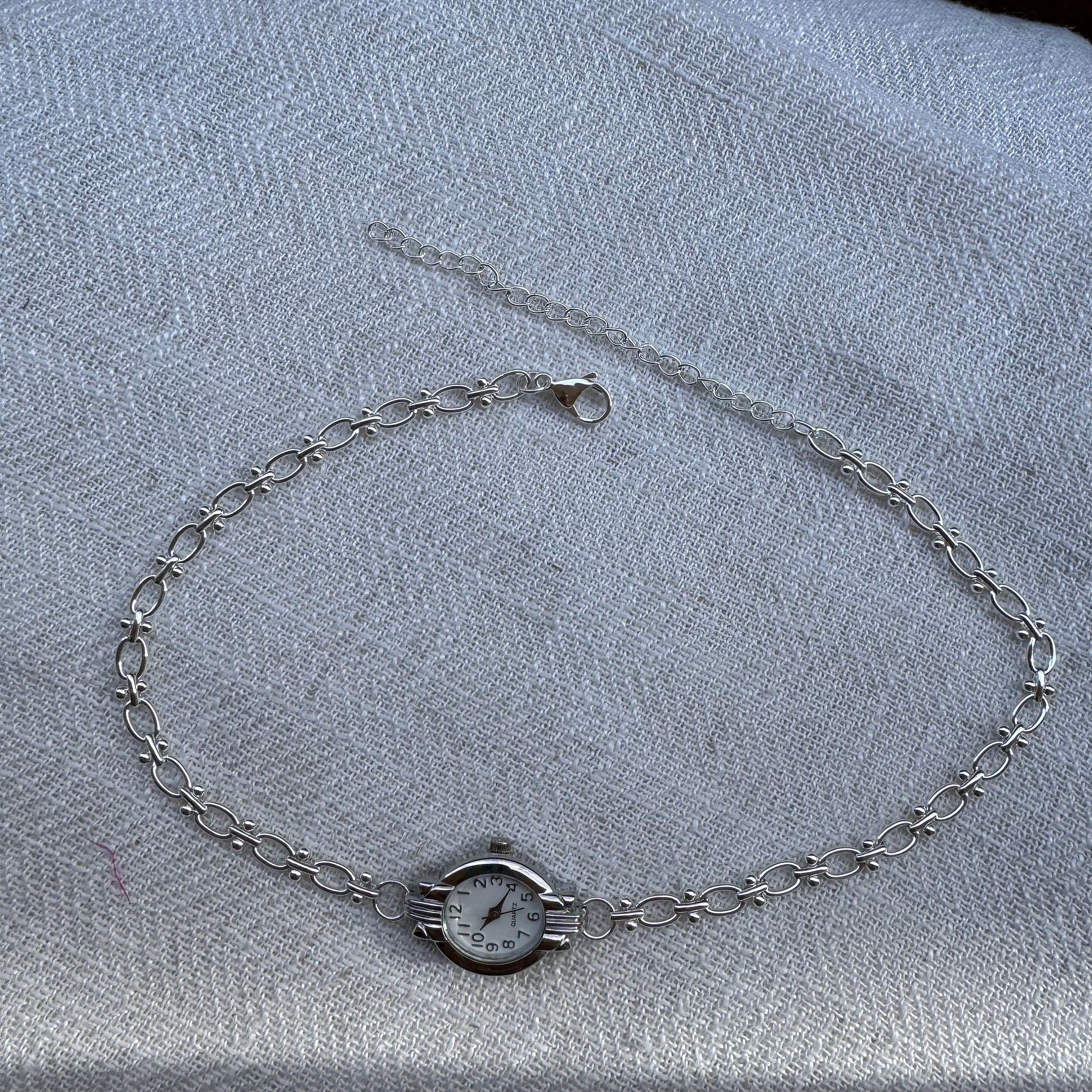 Watch Choker Necklace