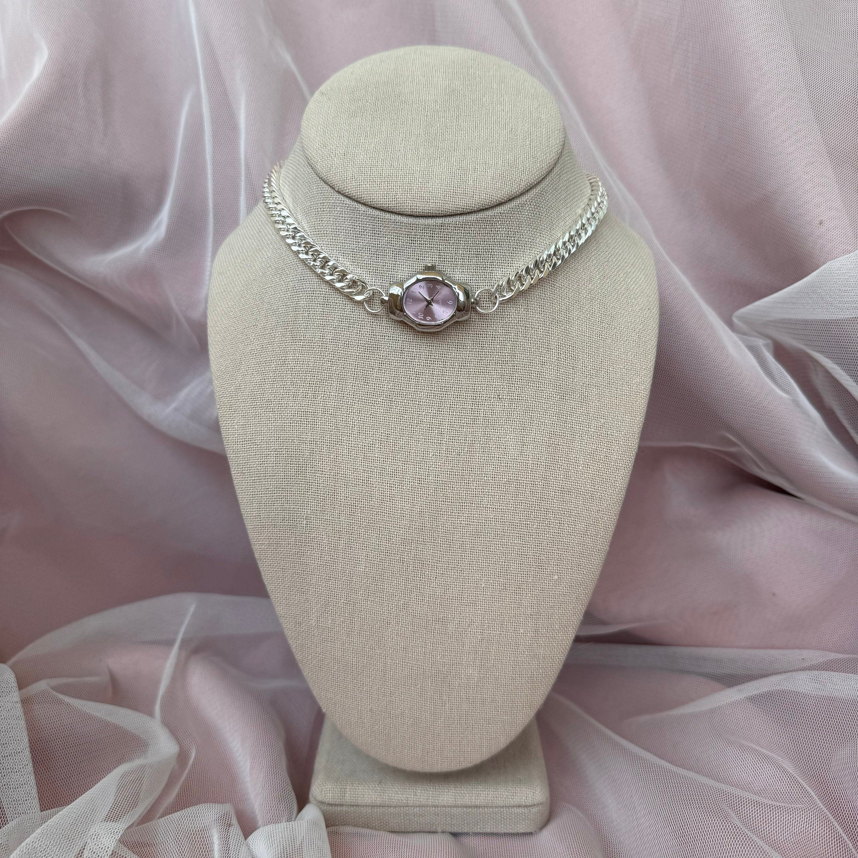 Watch Choker Necklace