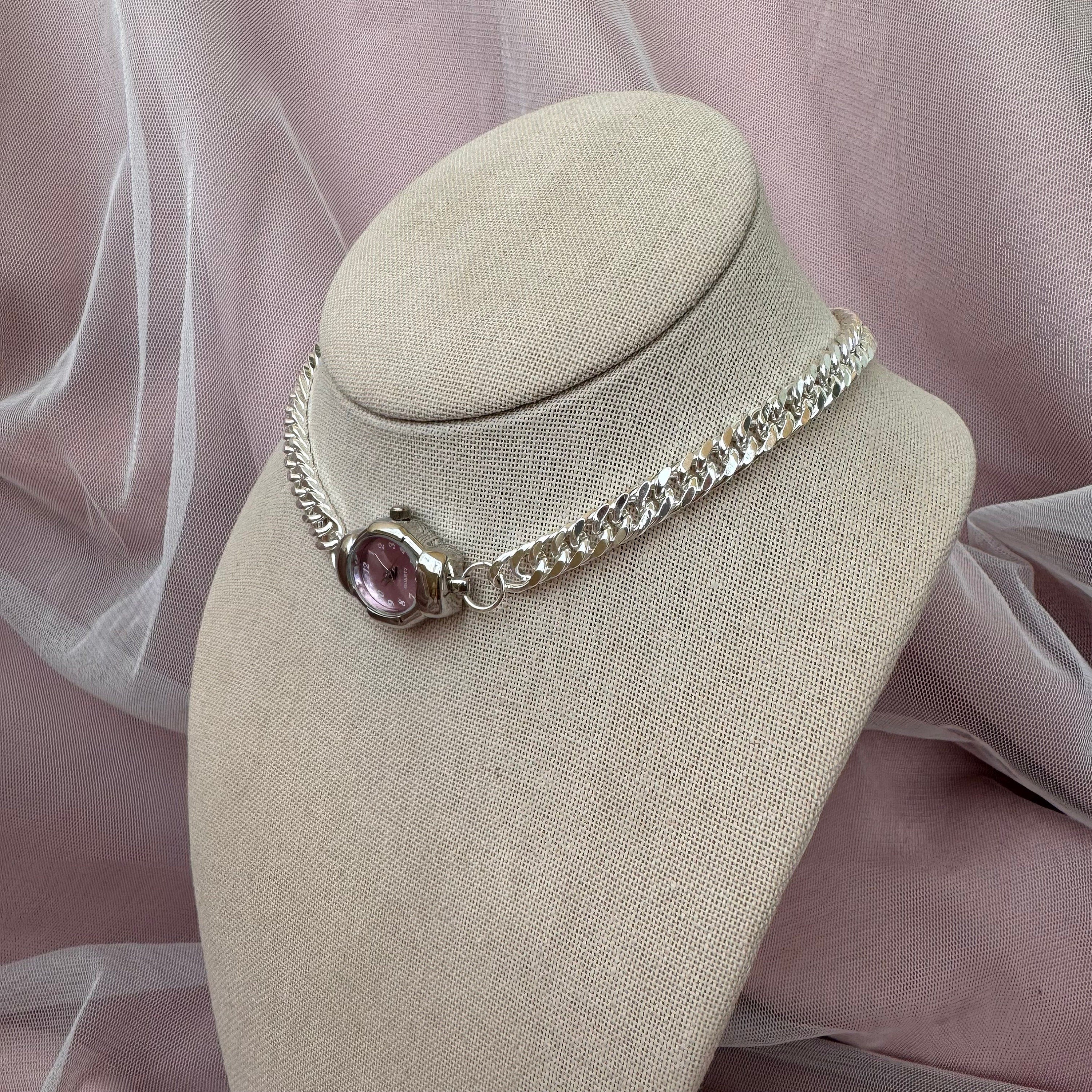 Watch Choker Necklace