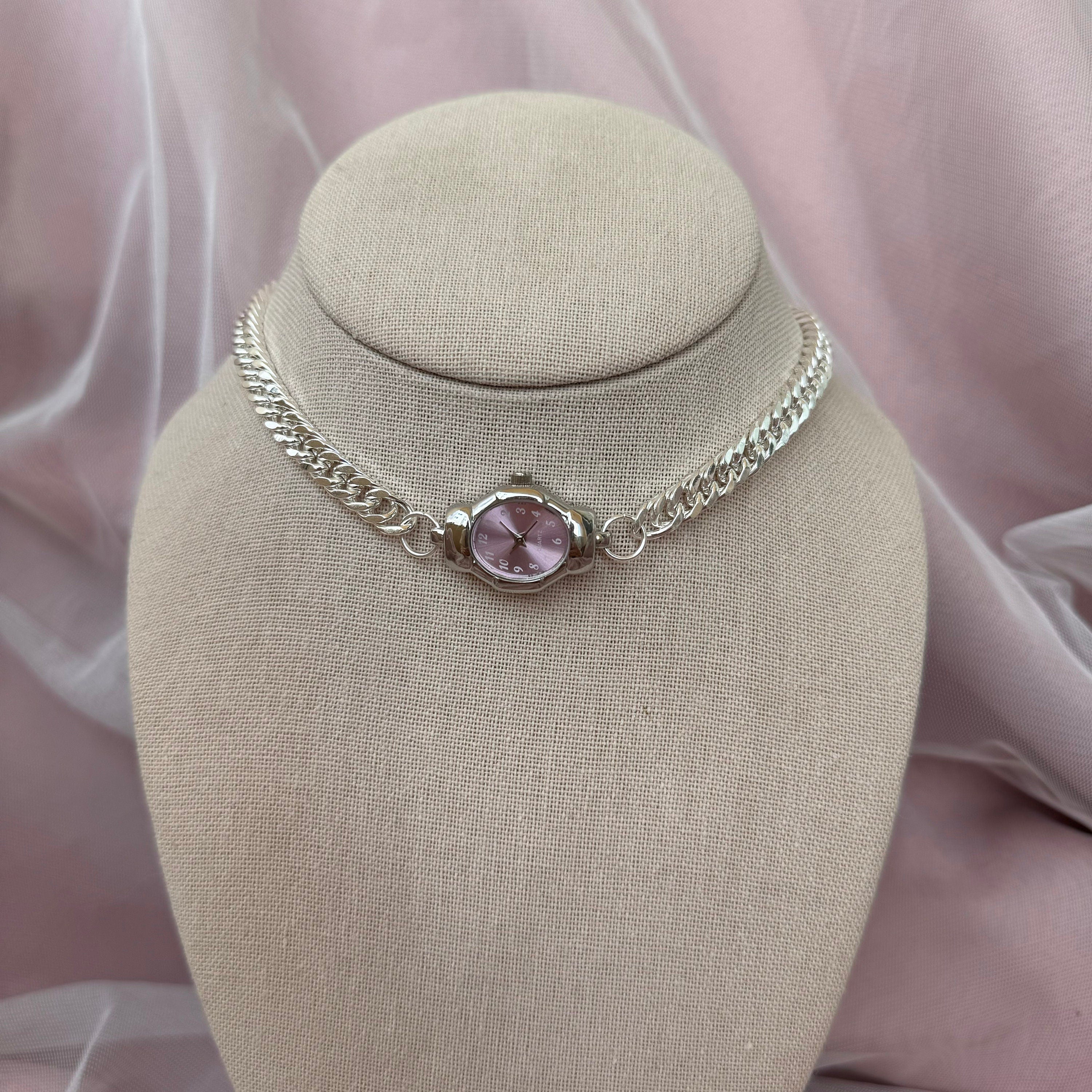 Watch Choker Necklace