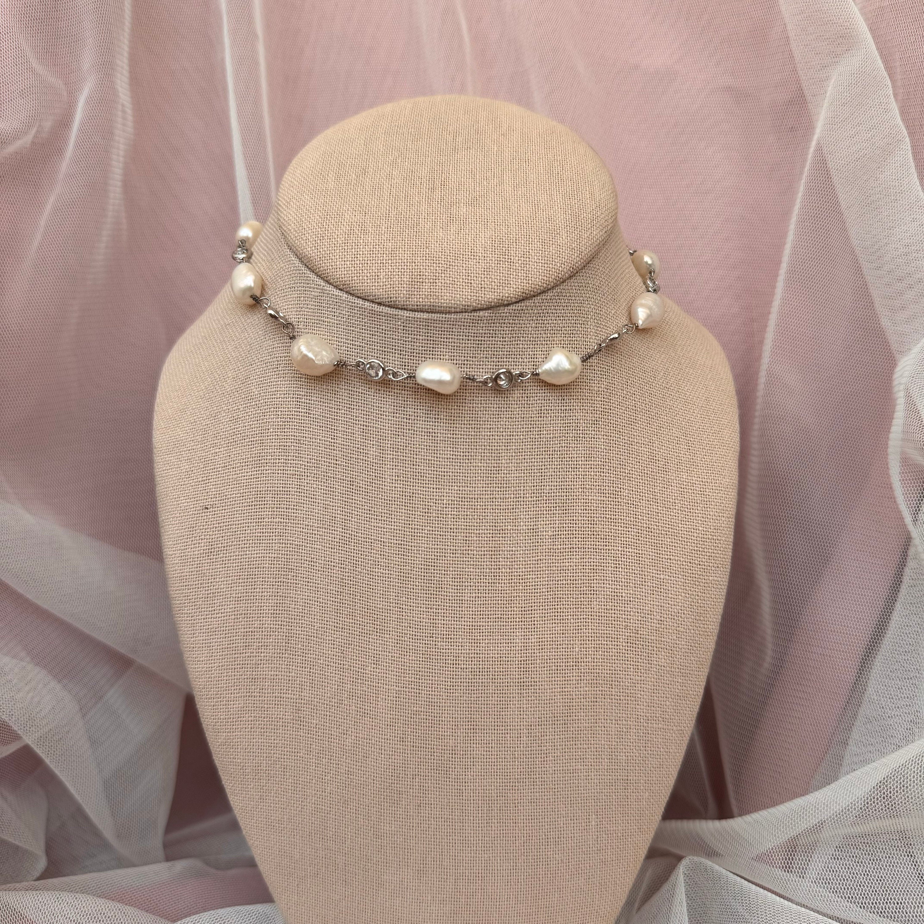 Freshwater Pearl Choker Necklace