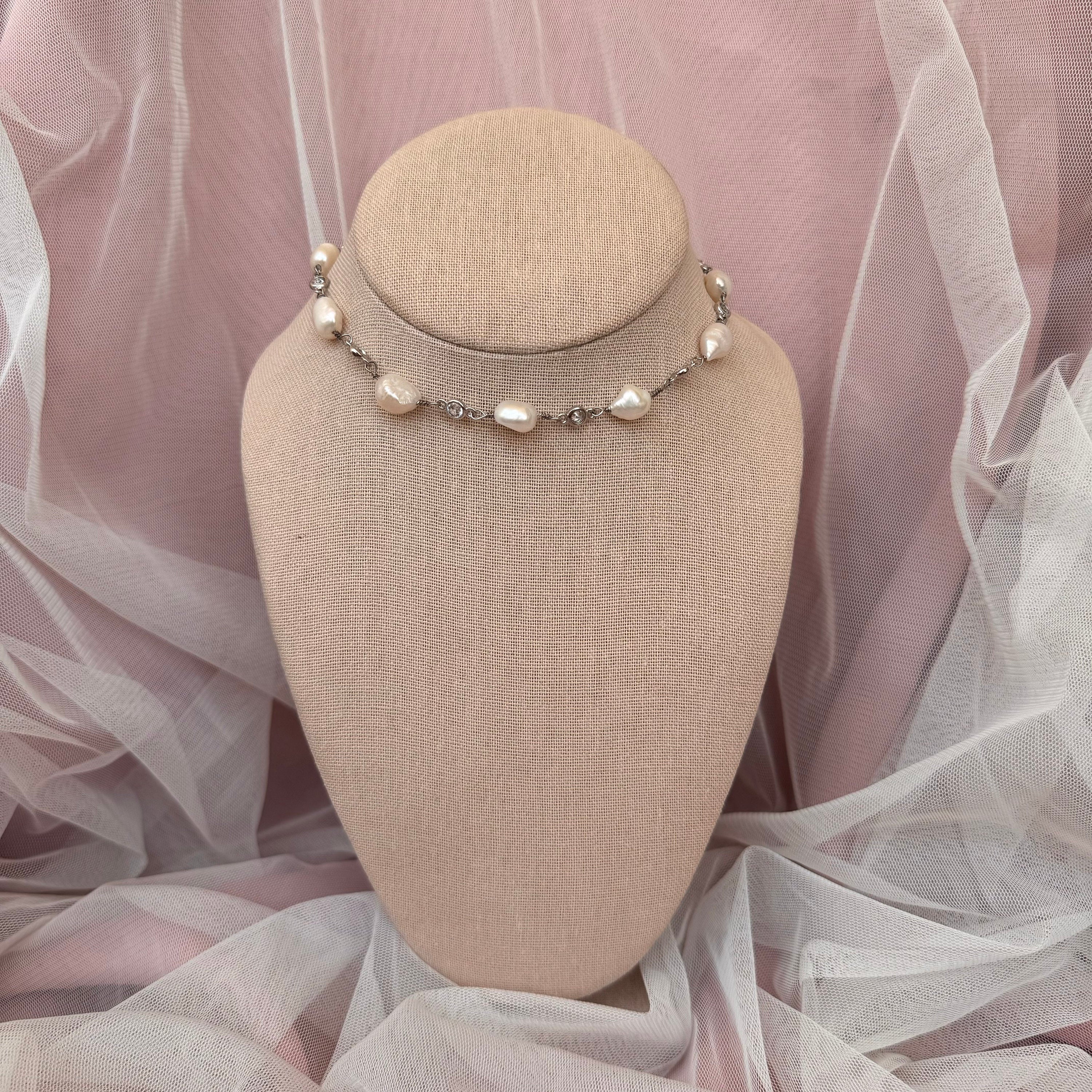 Freshwater Pearl Choker Necklace