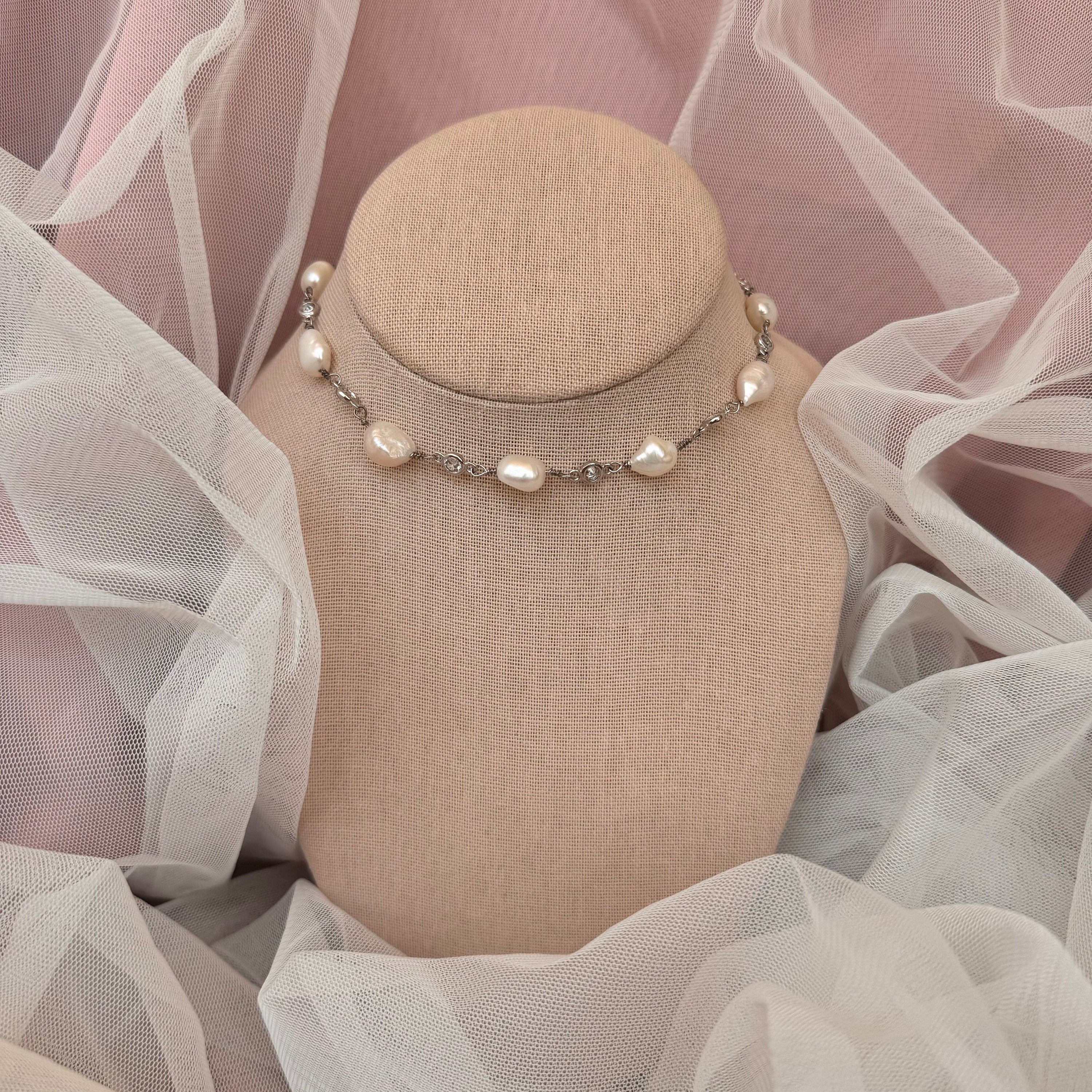 Freshwater Pearl Choker Necklace