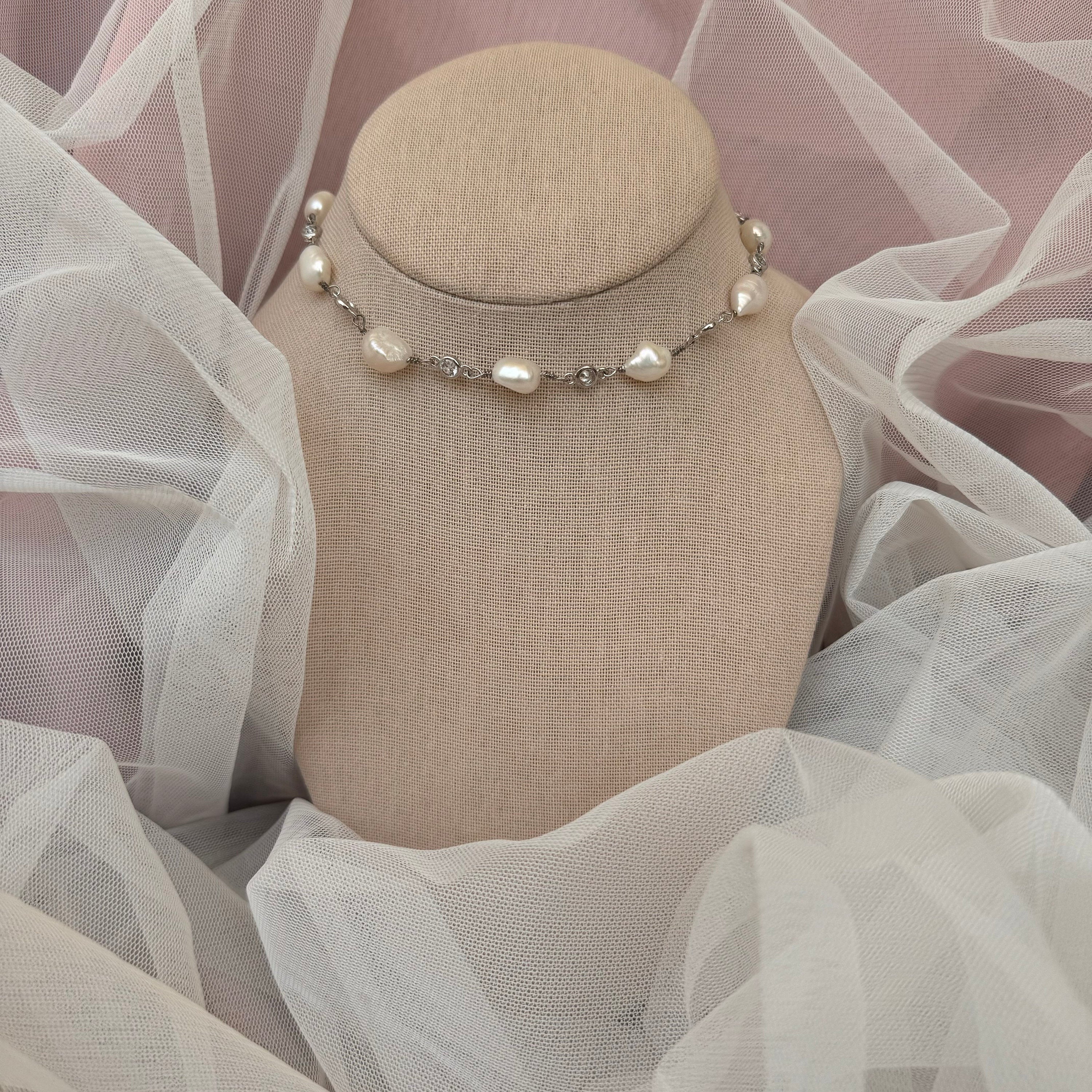 Freshwater Pearl Choker Necklace