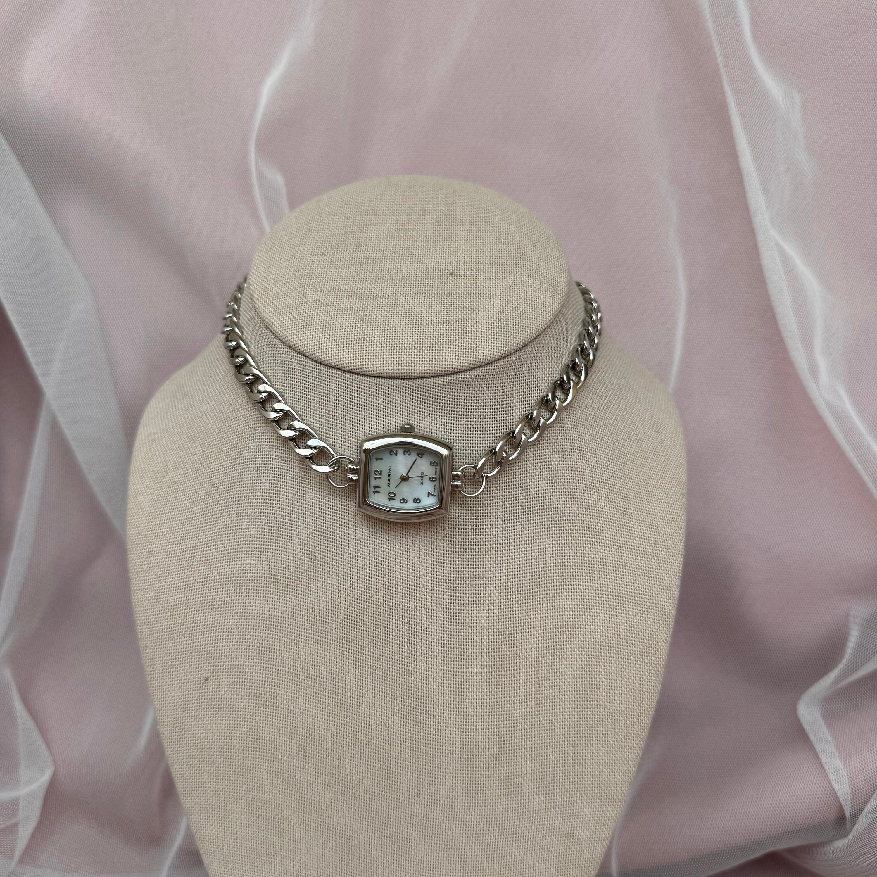 Watch Choker Necklace