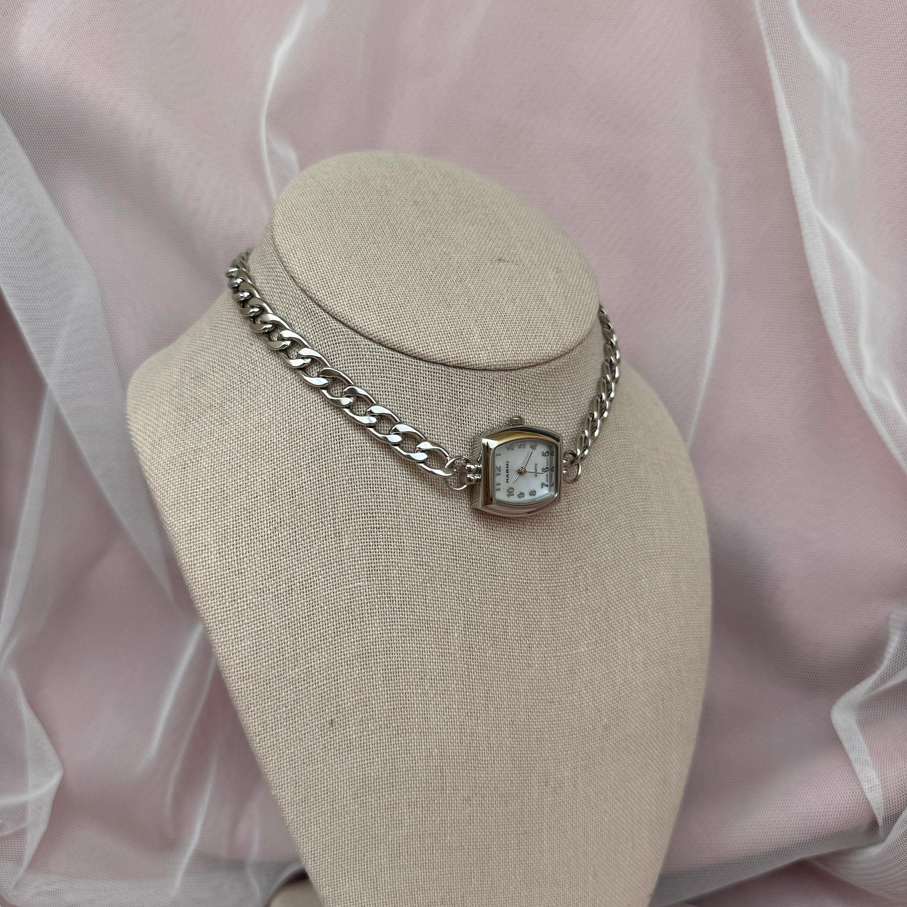 Watch Choker Necklace