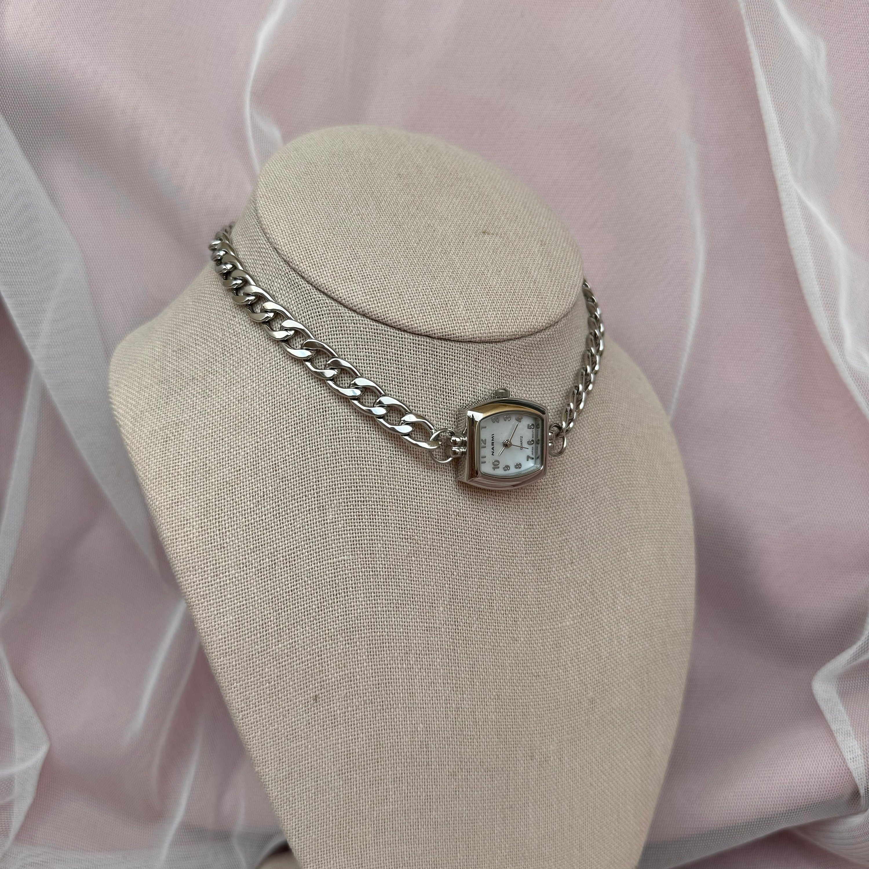 Watch Choker Necklace