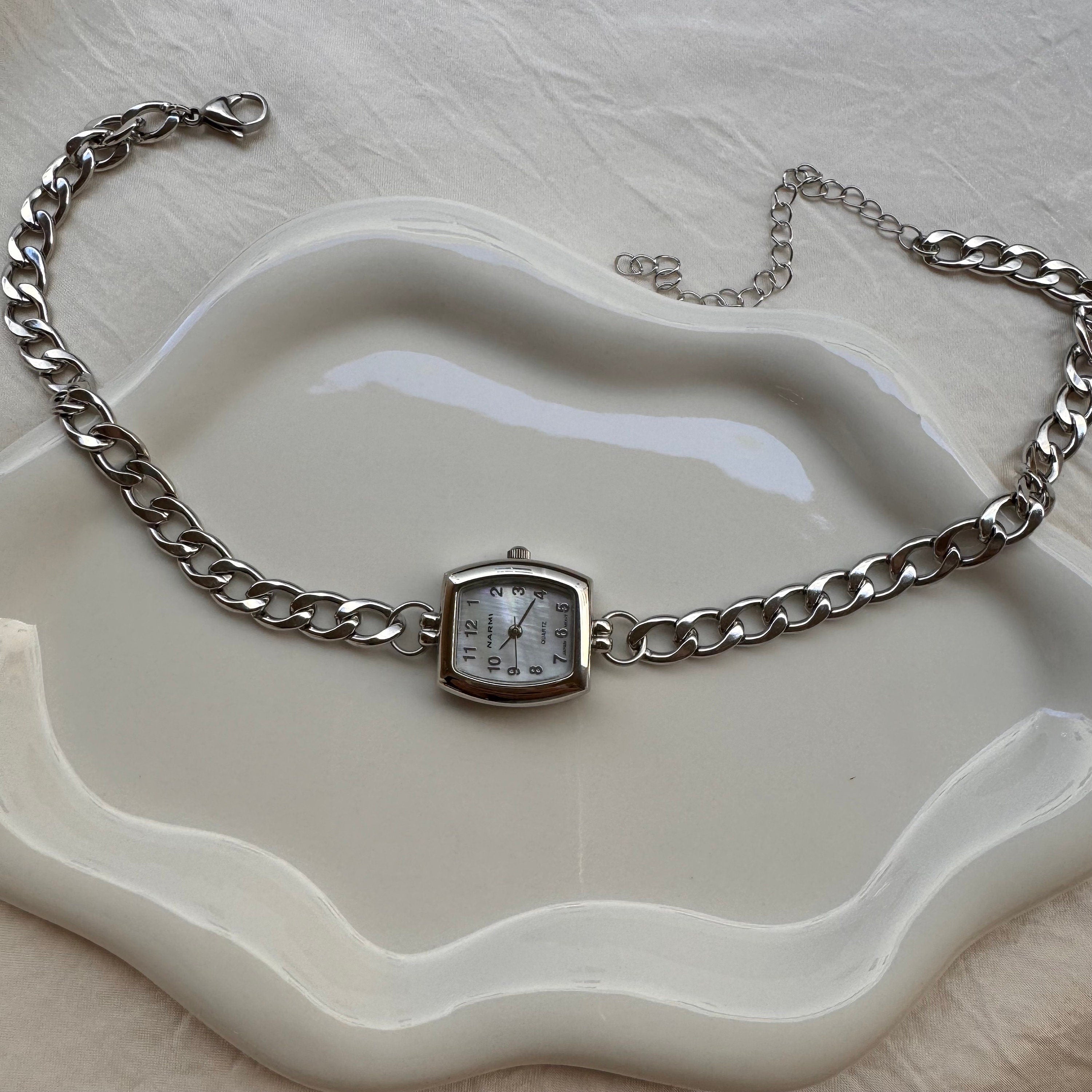 Watch Choker Necklace