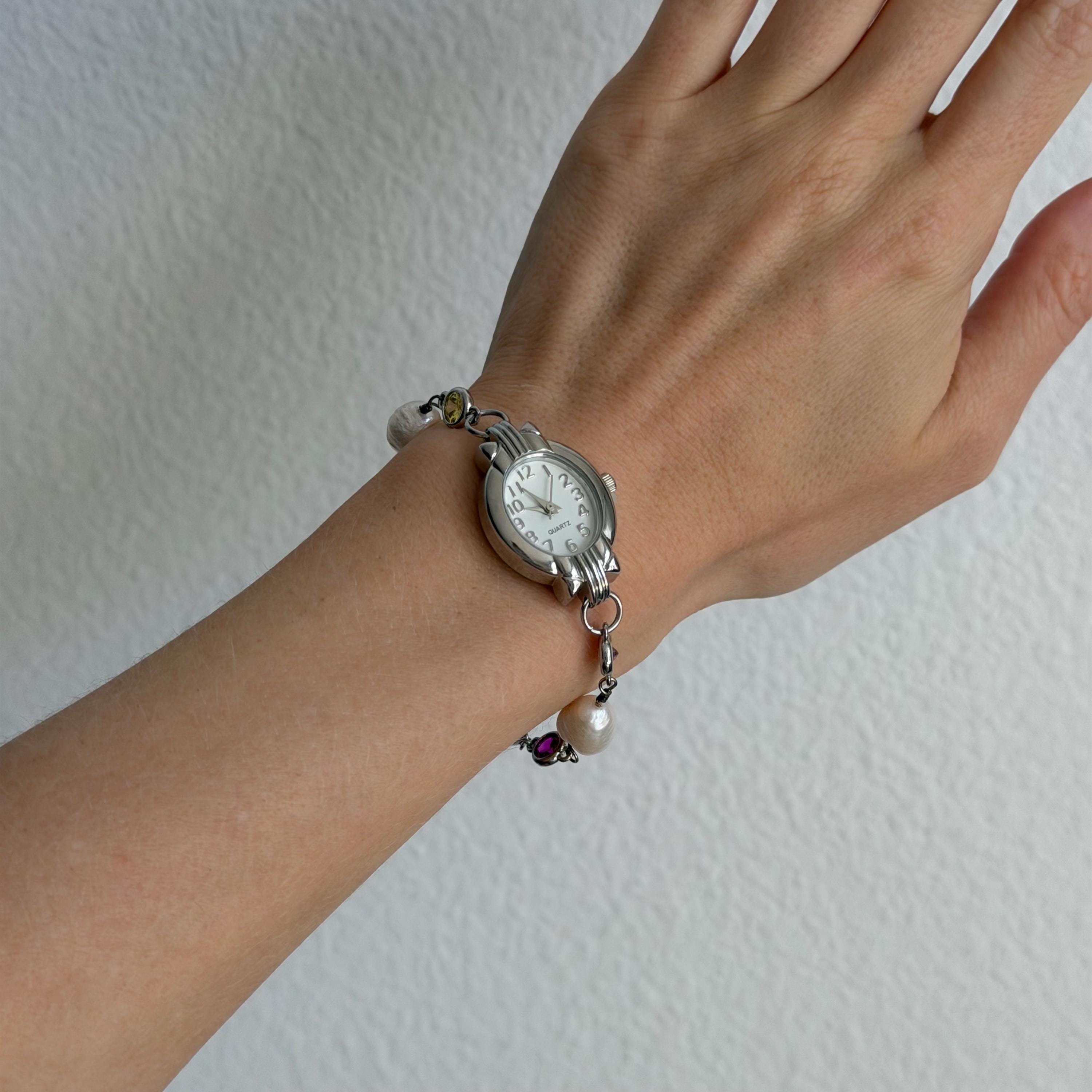 Handmade Silver Bracelet Watch Collection — 9 Designs